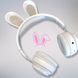 Наушники с ушками кролика Rabbit Ear KE-01 с LED подсветкой, Белые Rabbit Ear KE-01W фото 7