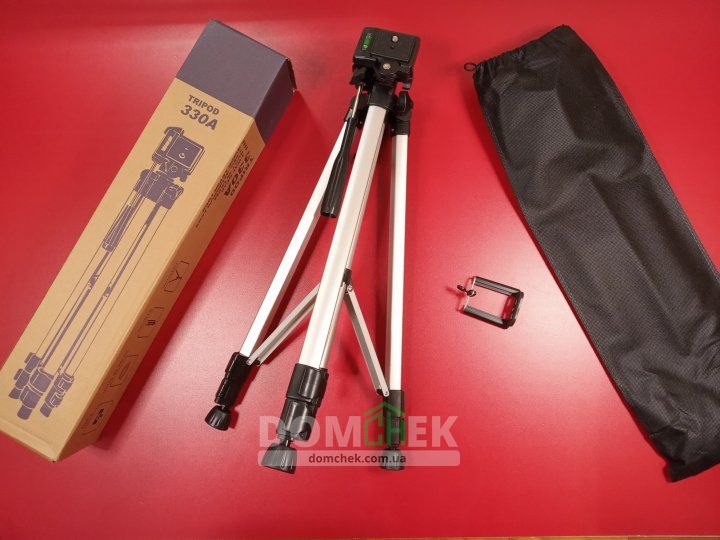 Высокий штатив Tripod 330A для телефона и камеры 134 см TP-108 SH фото