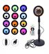 Проекційна лампа заходу сонця Sunset lamp RGB, кольорова 760 фото 1