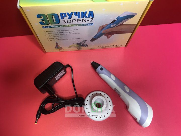 3D ручка для рисования пластиком c LCD дисплеем 3D Pen 2 3d фото