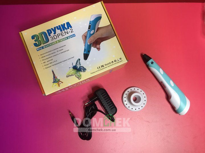 3D ручка для рисования пластиком c LCD дисплеем 3D Pen 2 3d фото