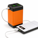 Туристичний душ від акумулятора 7800 mAh з індикатором температури USB Помаранчевий 7200 фото 6