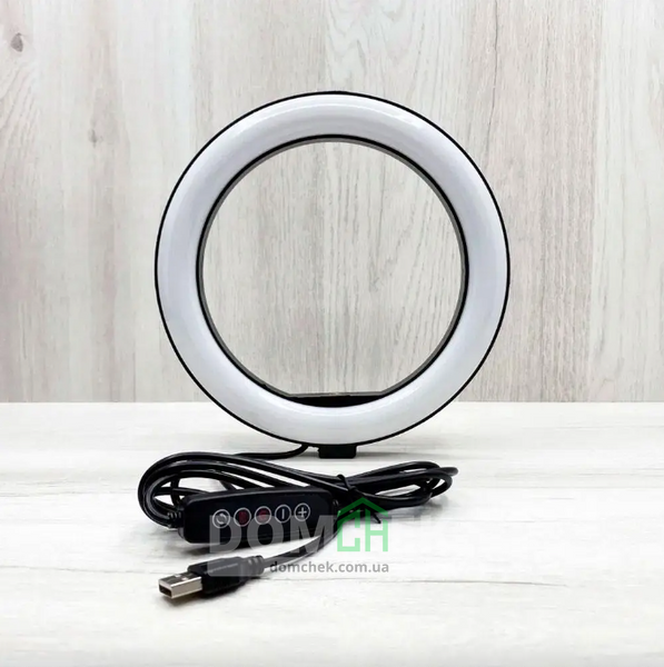 Кольцевая лампа RGB Ring Light 26 см, в подарок блютуз пульт rgb -26 SH фото