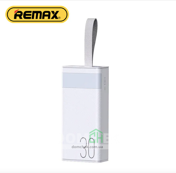 Внешний аккумулятор Remax RPP-320 30000 mAh Белый, Повербанк 30000mAh RPP-320W фото