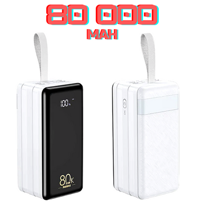 Повербанк REMAX RPP-291 на 80000 mAh зі швидкою зарядкою, Зовнішній акумулятор 80000mAh RPP-291 фото