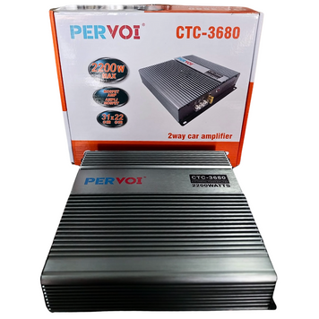 Автопідсилювач звуку 2-канальний PERVOI CTC-3680 2200W CTC-3650 фото