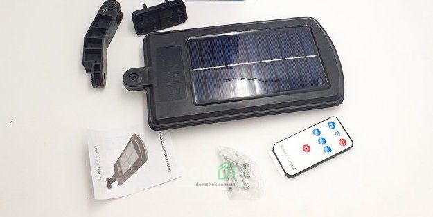 Уличный фонарь Led Solar Street light, с солнечной батареей, датчиком движения и пультом TP-125 SH фото