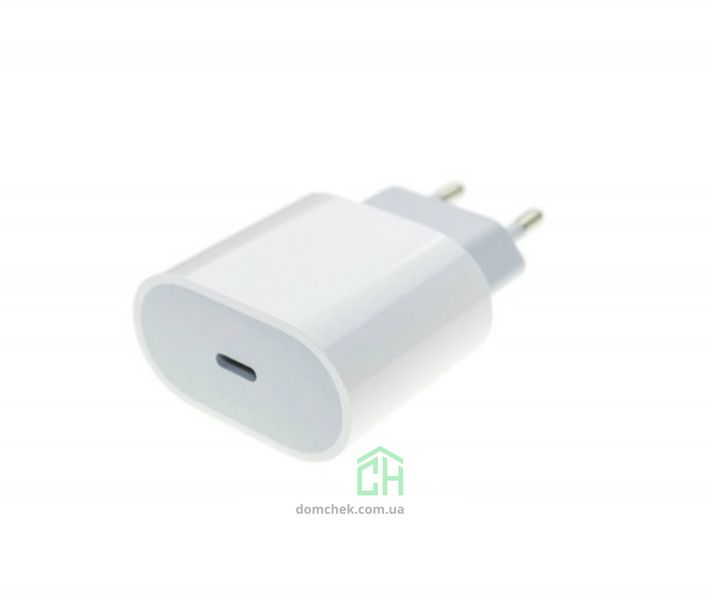 Полный комплект быстрой зарядки, адаптер 20W Type-C и кабель USB-C 1684352078в фото