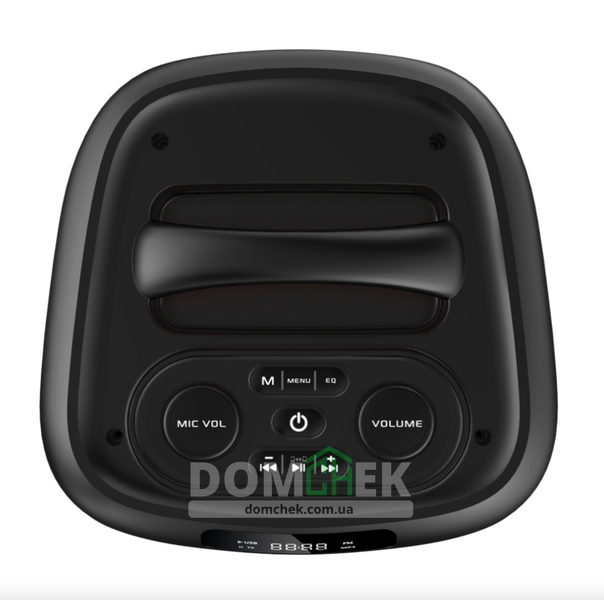 Караоке бокс портативна Bluetooth колонка NDR-1742 PartyBox 8" з 2 мікрофонами та RGB-підсвічуванням NDR-1742 фото