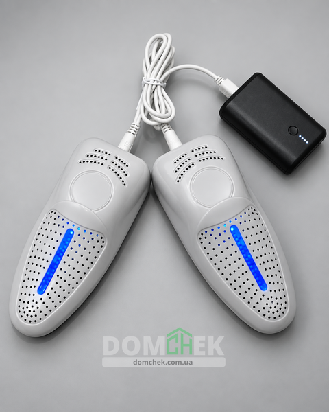 Сушарка USB для взуття 45-65 &deg; С від повербанка або розетки 8121 фото