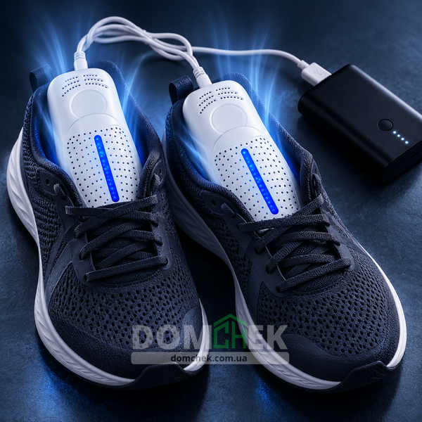 Сушарка USB для взуття 45-65 &deg; С від повербанка або розетки 8121 фото