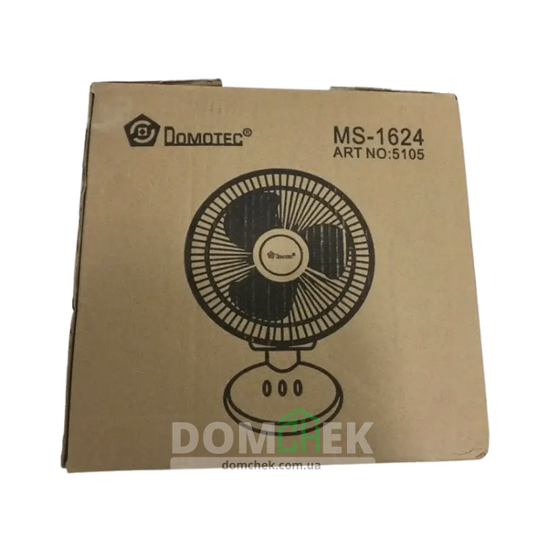 Настольный вентилятор Domotec MS-1624 MS-1624 фото