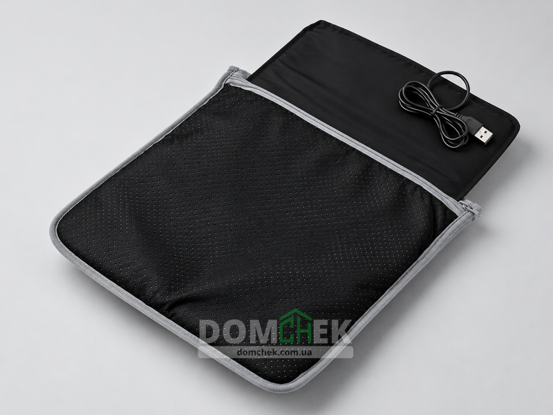 Грелка для ног USB 50-60&deg; электрическая грелка для согревания ног Серая 8951 фото