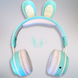 Наушники с ушками кролика Rabbit Ear KE-01 с LED подсветкой, Мятные Rabbit Ear KE-01 фото 8